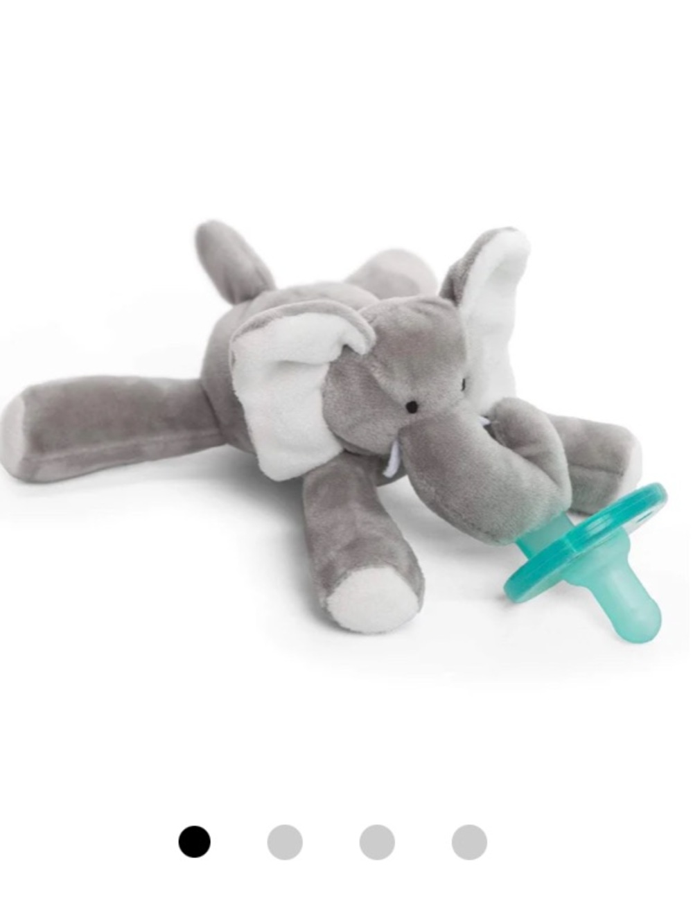 Wubbanub Baby Elephant Plush Animal Pacifier